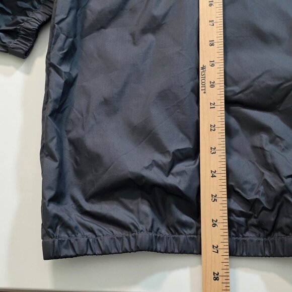 Tommy Bahama Windbreaker Half Zip Jacket Men M Navy Anorak LS Hood Preppy Nautic - Picture 8 of 16